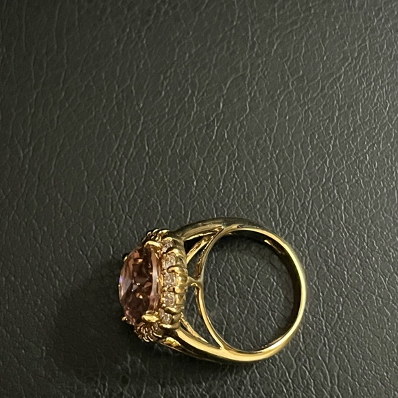 Pale pink gemstone ring - Picture 6 of 6